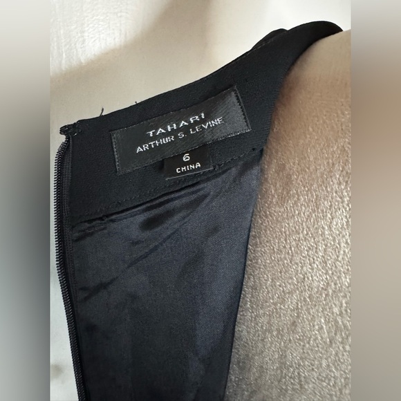 Tahari Pencil Midi Dress Racerback Sleeveless Business Office Professional - Picture 9 of 9